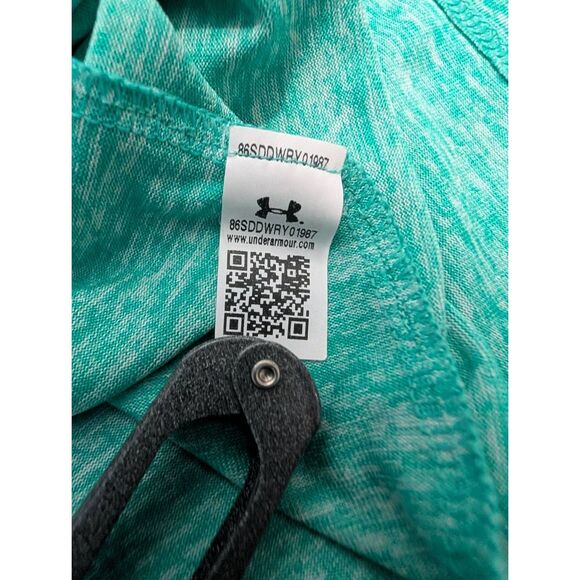 Under Armour HeatGear Women’s M Hoodie Teal Performance Pullover Lightweight - Picture 8 of 10